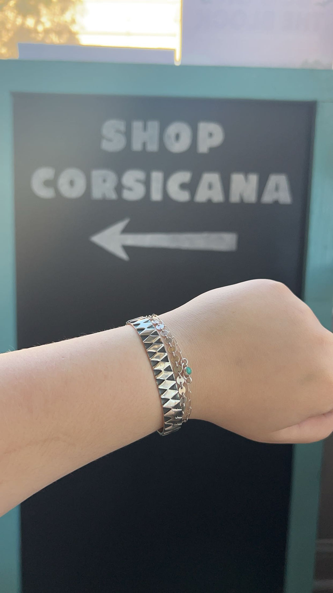 STERLING SILVER CUFF BRACELET