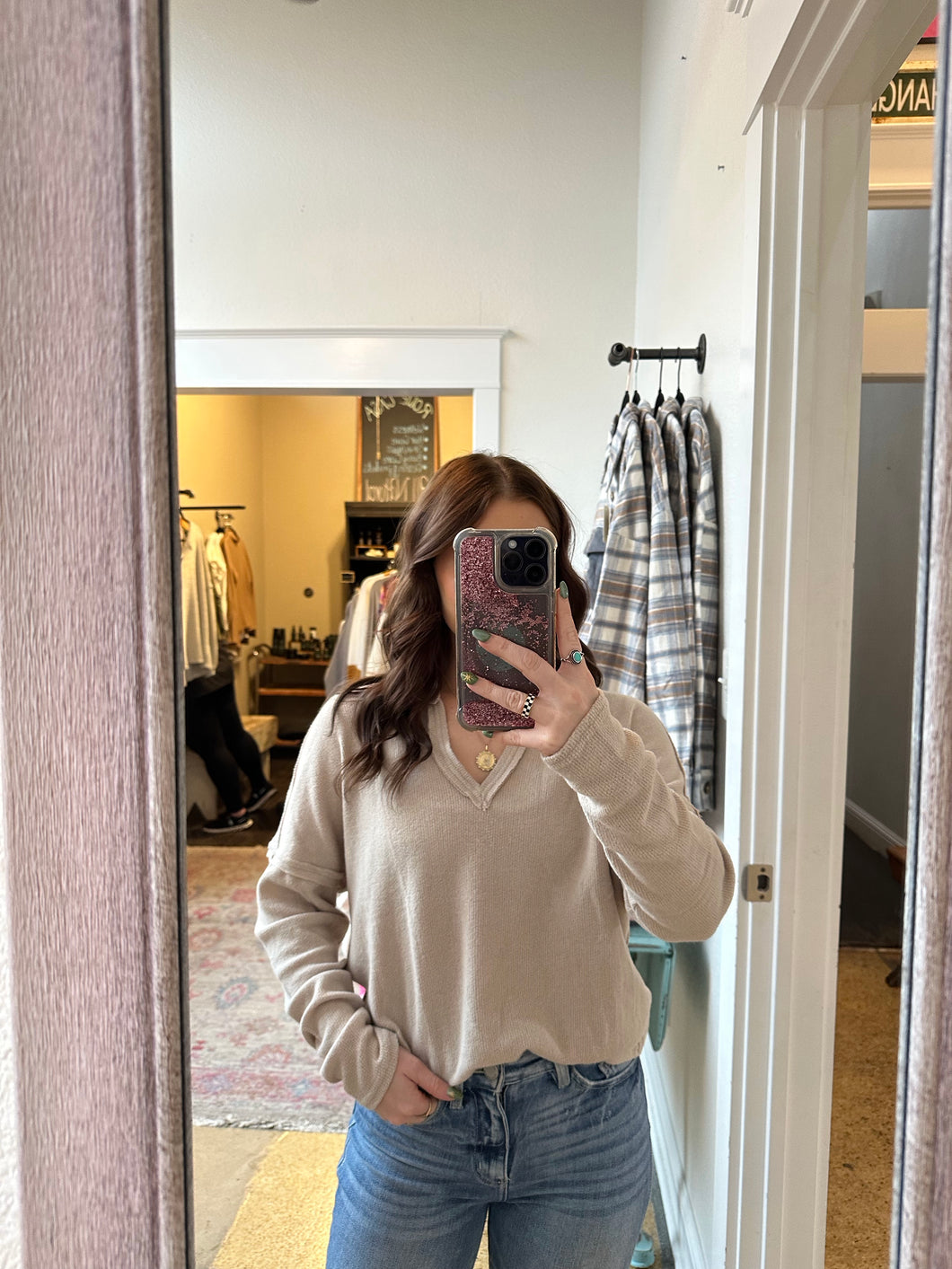 POSIE TAN LONG SLEEVE