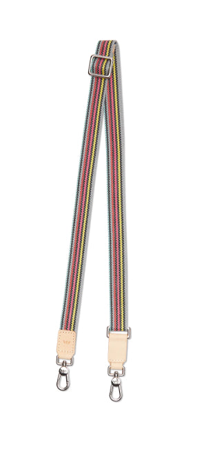 Consuela “Grey Slim” webbing crossbody strap