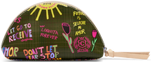 Load image into Gallery viewer, CONSUELA &quot;OLIVE&quot; MEDIUM COSMETIC BAG
