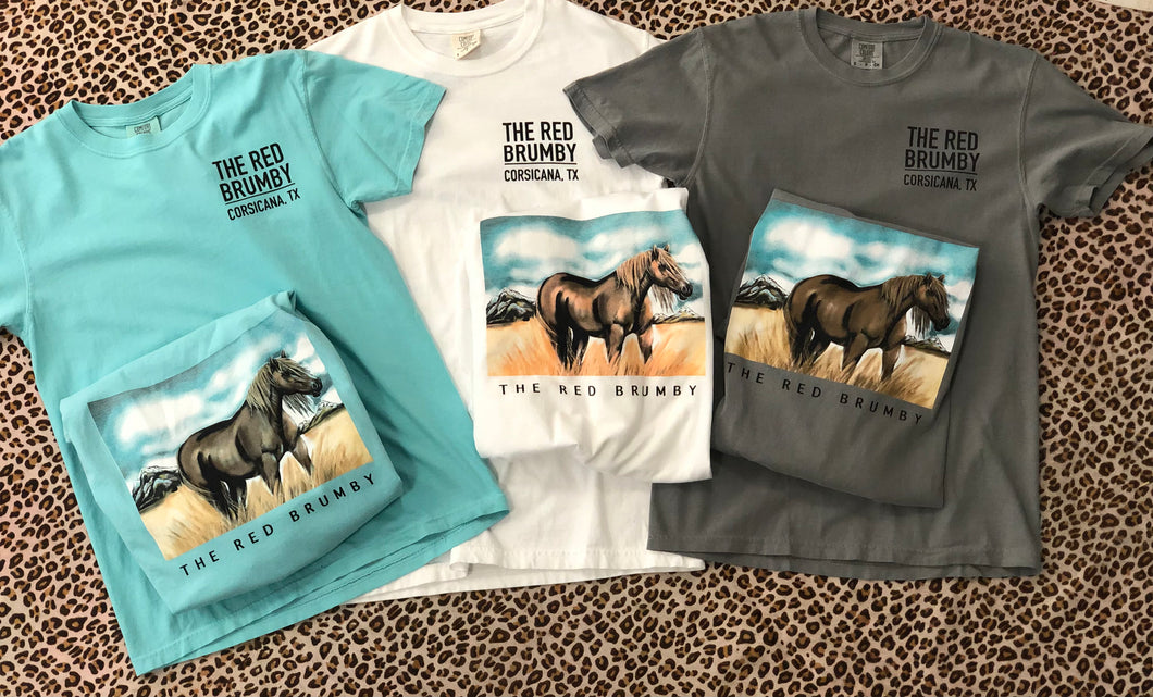 The Red Brumby Co Logo T-Shirt